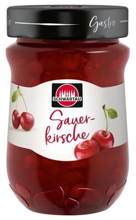 18004 Schwartau Konfitüre Sauerkirsche Gastro 600 G