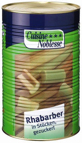 24962 Cuisine Noblesse Rhabarber in Stücken 5/1 4250 ML ATG 2250 G
