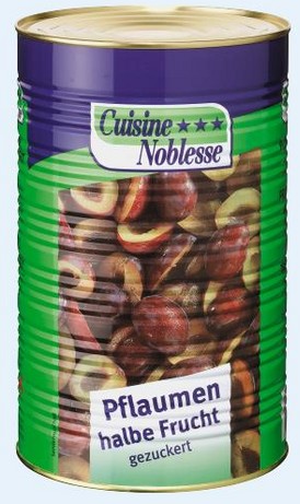 24988 Cuisine Noblesse Pflaumen 1/2 Frucht 5/1 4250 ML ATG 2500 G