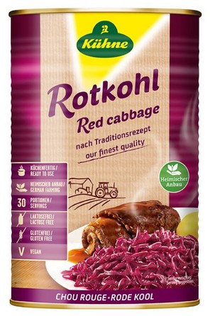 27305 Kühne Rotkohl küchenfertig 5/1 4250 ML ATG 3850 G