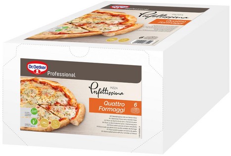 47044 Dr. Oetker Pizza Perfettissima Quattro Formaggi TK 6 X 380 G