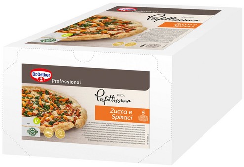 47051 Dr. Oetker Pizza Perfettissima Kürbis Spinat TK 5 X 445 G