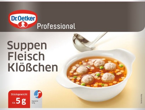 47110 Dr. Oetker Suppenfleischklößchen TK 1 KG
