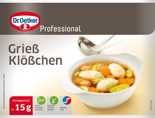 47136 Dr. Oetker Grießklößchen TK 1 KG