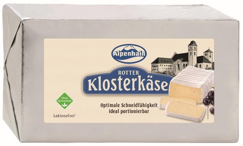 61040 Alpenhain Rotter Klosterkäse 60 % Fett i.Tr. 850 g