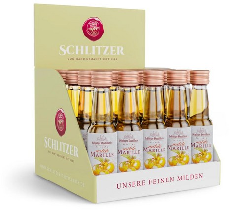 6453 Schlitzer Milde Marille Minis 25 X 0,02 L