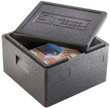 77280 Thermobox Pizza mit Deckel 35 x 35 x 17,5 cm