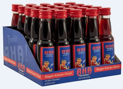 8004 AHA Excelsior Kräuterlikör 25 X 0,02 L