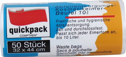 81876 Quickpack Müllbeutel 10 Liter 32 x 44 cm 50 ST